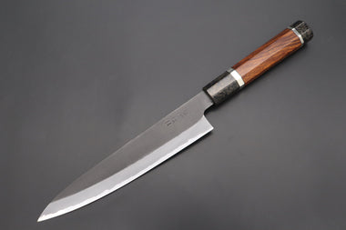 Hinoura Wa Gyuto Custom Limited Edition, Hinoura White Steel No.1 Kurouchi Series HS1-6SP7 Wa Gyuto 210mm (8.2 Inch)