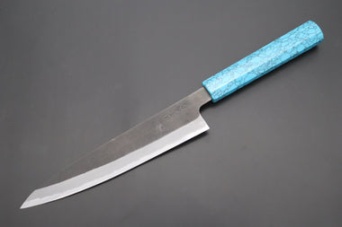 Hinoura Wa Gyuto Custom Limited Edition, Hinoura White Steel No.1 Kurouchi Series HS1-6SP9 Wa Gyuto 210mm (8.2 Inch)