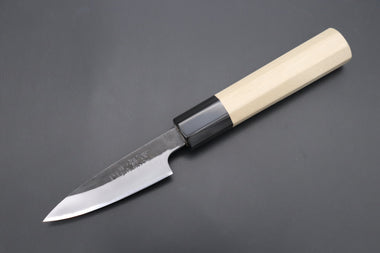 Hinoura Wa Paring Hinoura White Steel No.1 Kurouchi Series Wa Paring 80mm (3.1 Inch, HS1-1)
