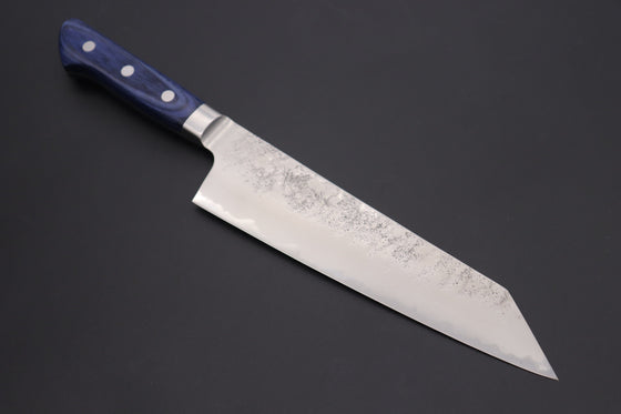 JCK Natures Bunka Without Blue Wooden Saya JCK Natures 青雲 Blue Clouds Series BCB-2 Blue Steel No.2 Nashiji Bunka (Kiritsuke) 190mm (7.4 inch)