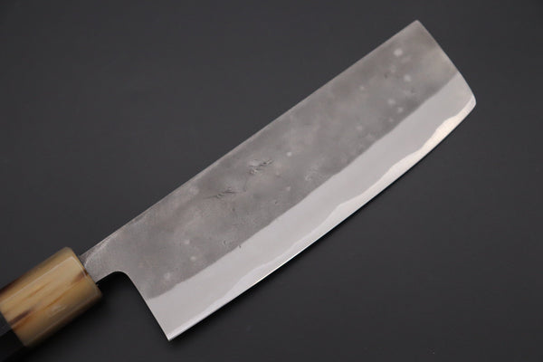 JCK Natures Nakiri JCK Natures "Super Blue Moon Series" BMS-4E Nakiri 165mm (6.4 inch, Octagonal Ebonywood Handle)