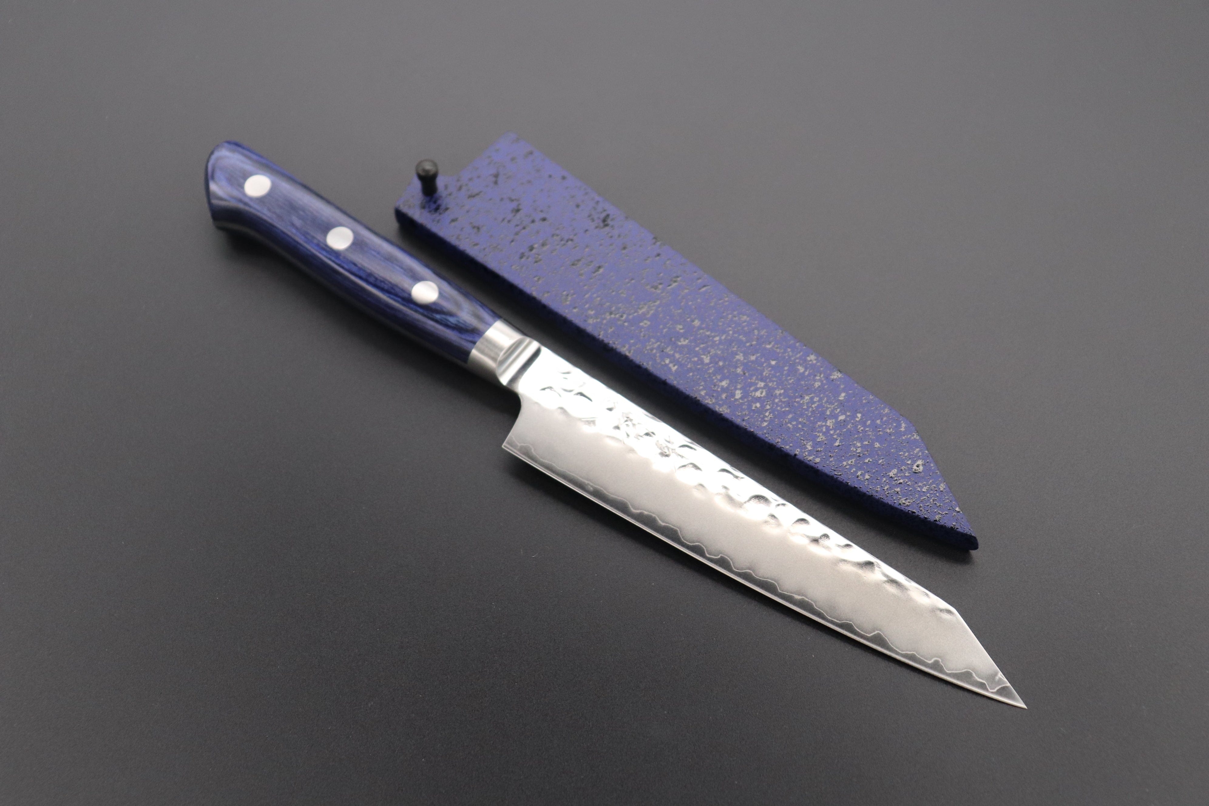 Hayakawa 145- Kiritsuke Petty Knife 145mm Blade - Made in Japan - Aichi  Steel AUS10 (CLAD) Hammered : : Home