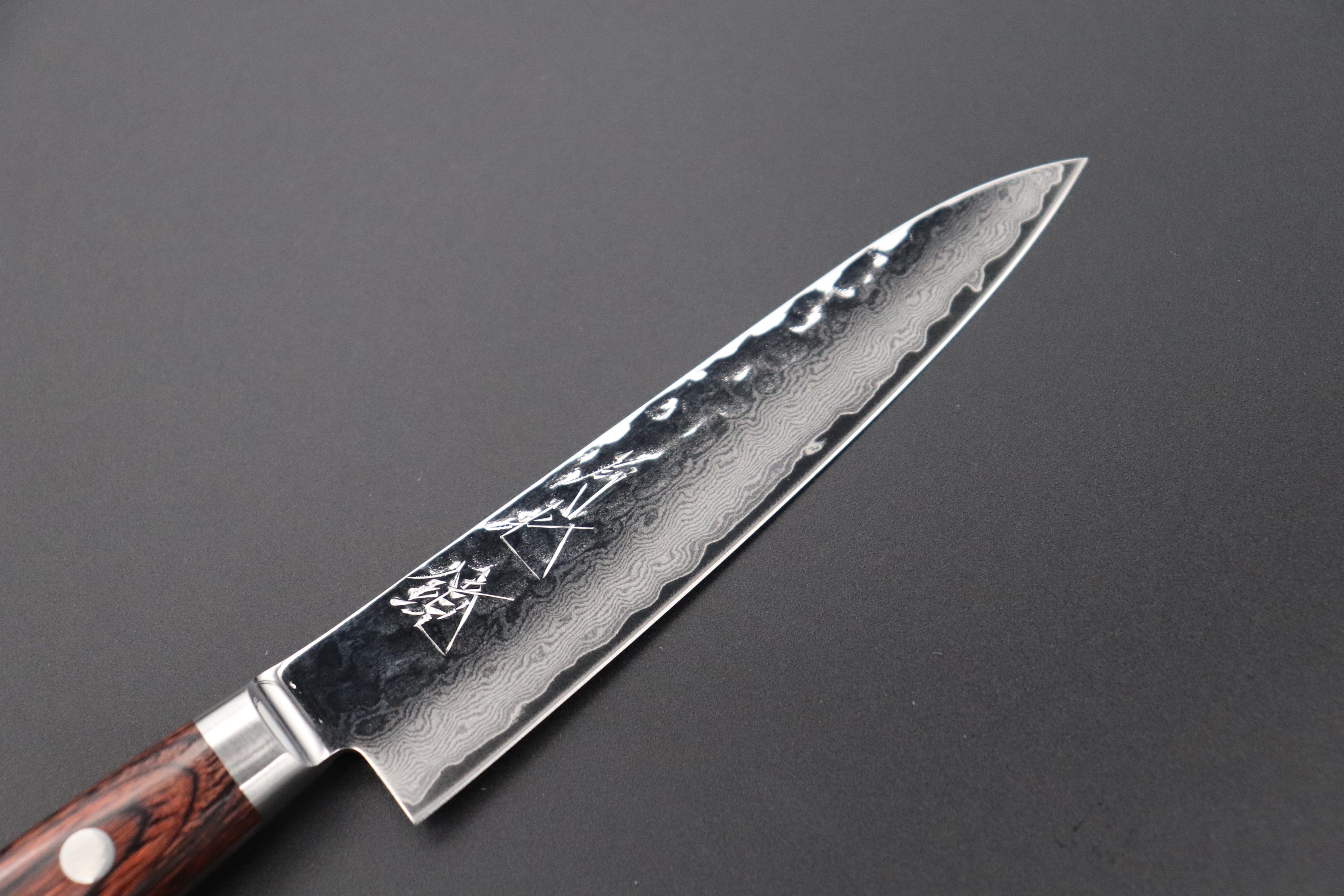 JCK Natures Gekko Kagami Series VG-10 Tsuchime Hammered Damascus Knife Set
