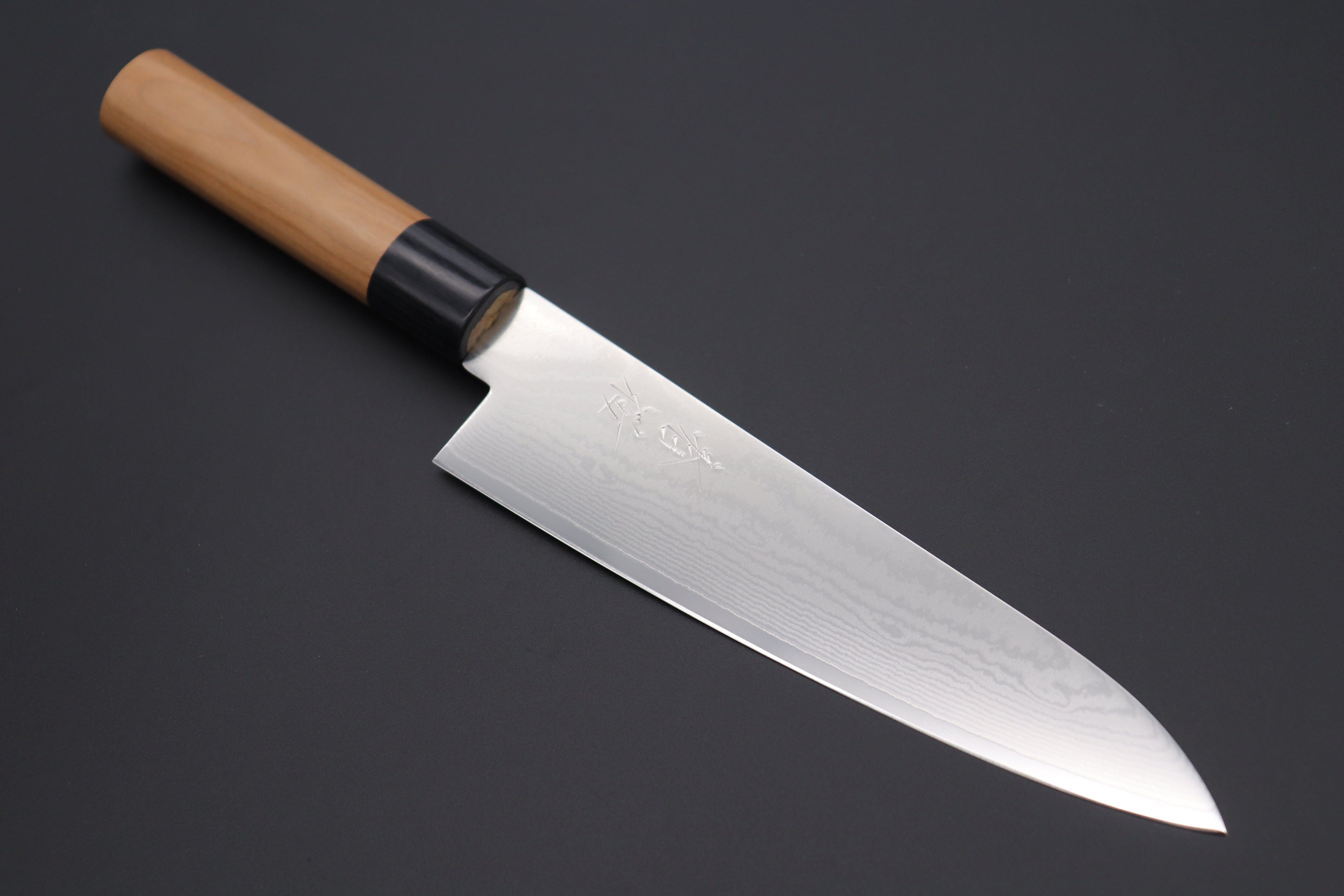 Masamoto Chef Knife Sheath 8.2 (210mm) Japanese Gyuto Saya with Pin, Wooden Kitchen Knife Protect Cover, Japanese Natural Magnolia Wood, Made in