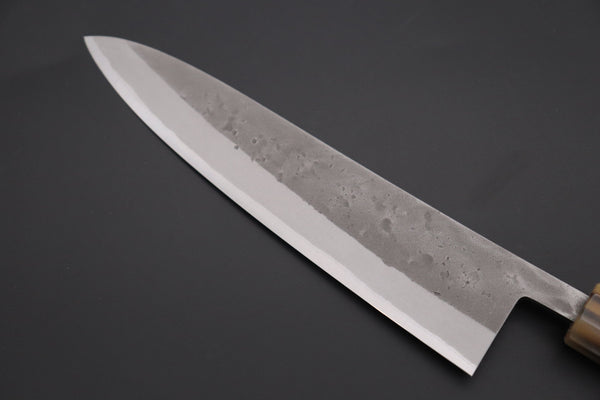 JCK Natures Wa Gyuto JCK Natures "Super Blue Moon Series" BMS-5E Wa Gyuto 210mm (8.2 inch, Octagonal Ebonywood Handle)