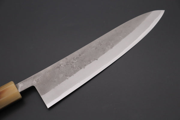 JCK Natures Wa Gyuto JCK Natures "Super Blue Moon Series" BMS-5E Wa Gyuto 210mm (8.2 inch, Octagonal Ebonywood Handle)
