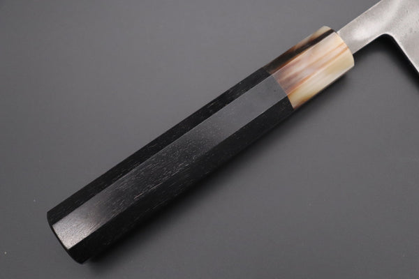 JCK Natures Wa Gyuto JCK Natures "Super Blue Moon Series" BMS-5LE Wa Gyuto 240mm (9.4 inch, Octagonal Ebonywood Handle)