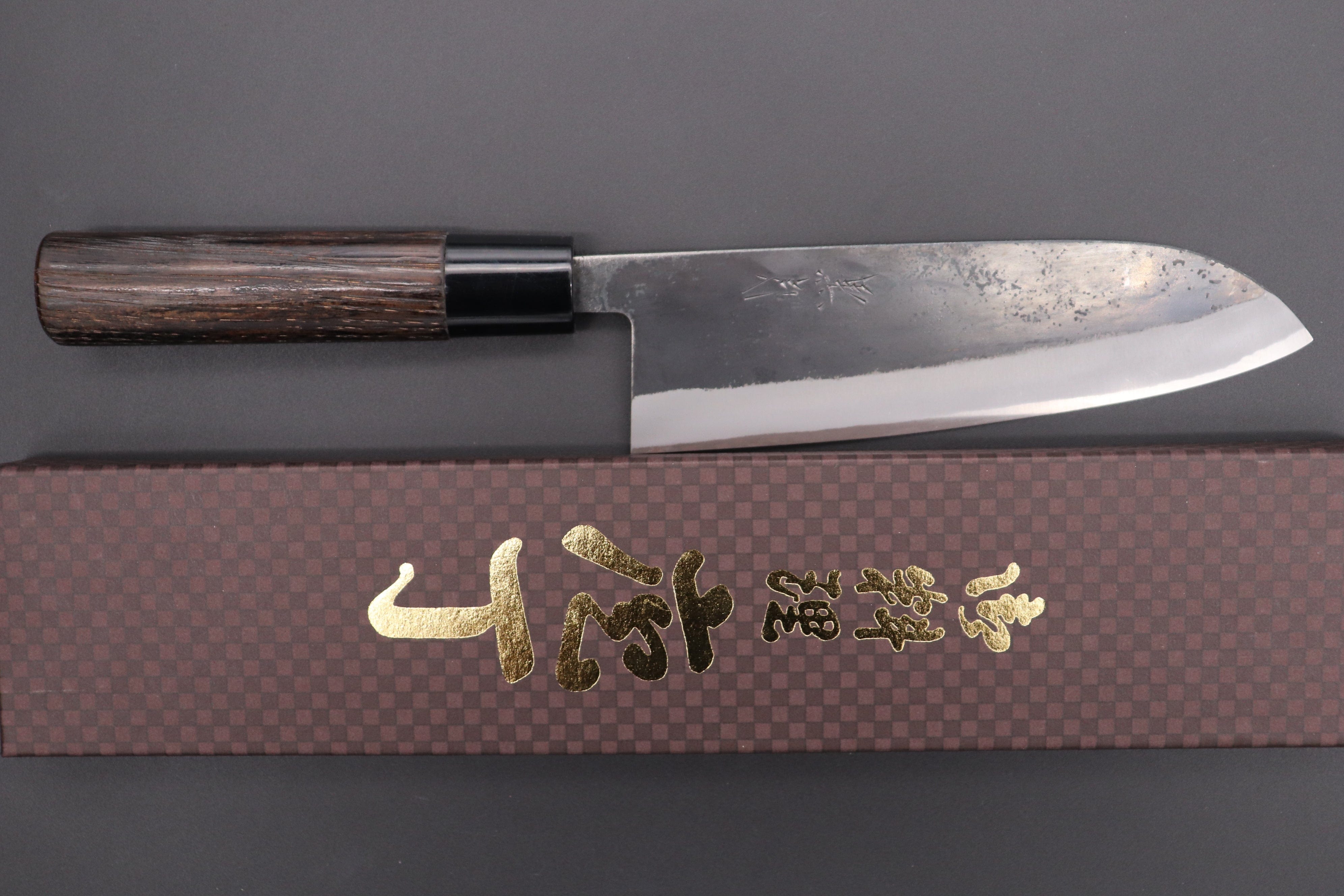 Santoku Chromax Polished Walnut Handle 170mm – MUSASHI