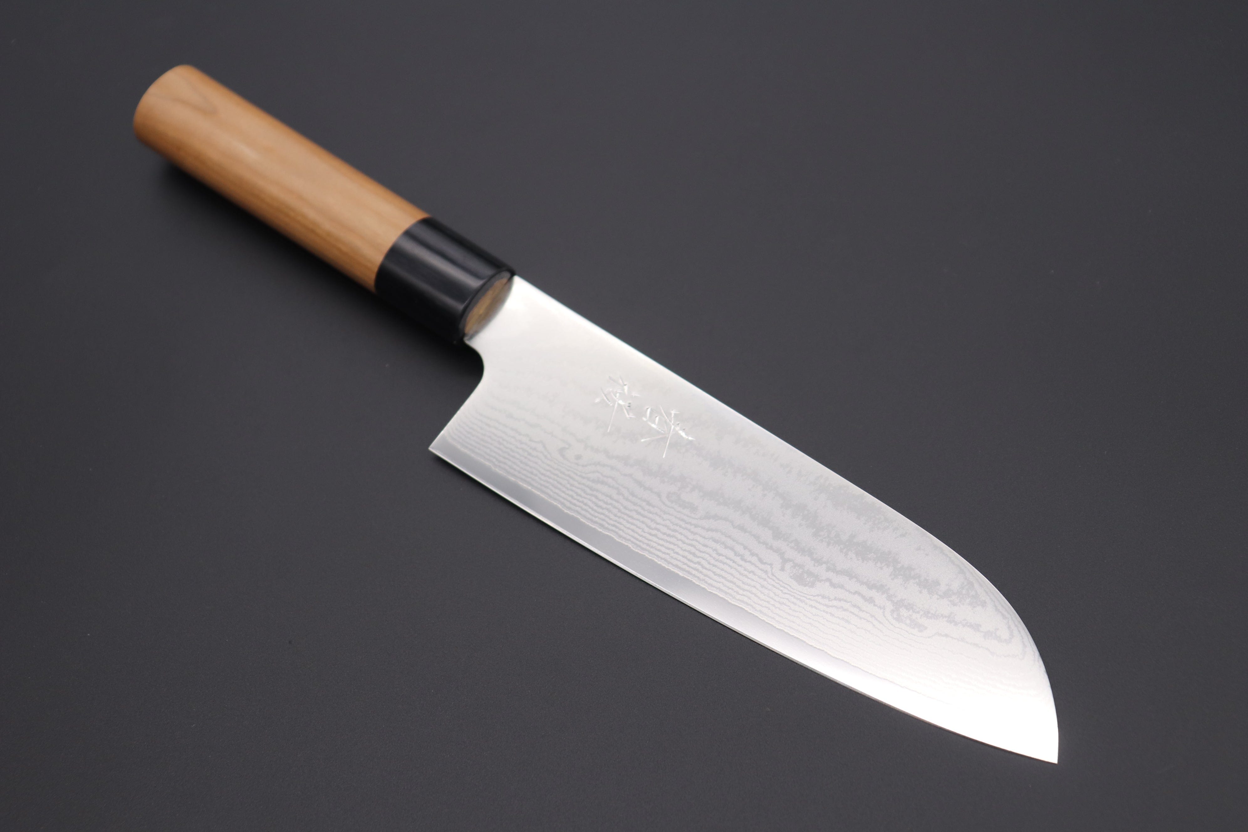 Damascus Pakka Wood Series - Santoku Knife – ShinraiKnives