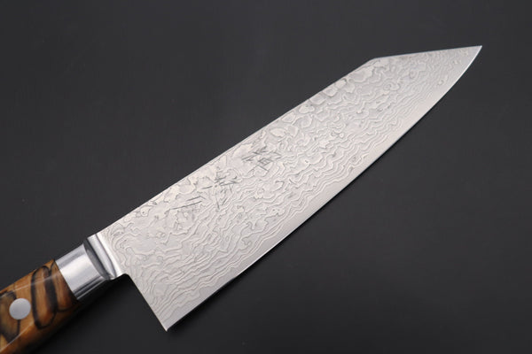 Kagayaki Bunka JCK Original Kagayaki Grand Canyon R-2 White & Silver Damascus Series GCYU-30 Bunka | Kiritsuke 175mm (6.8 Inch)