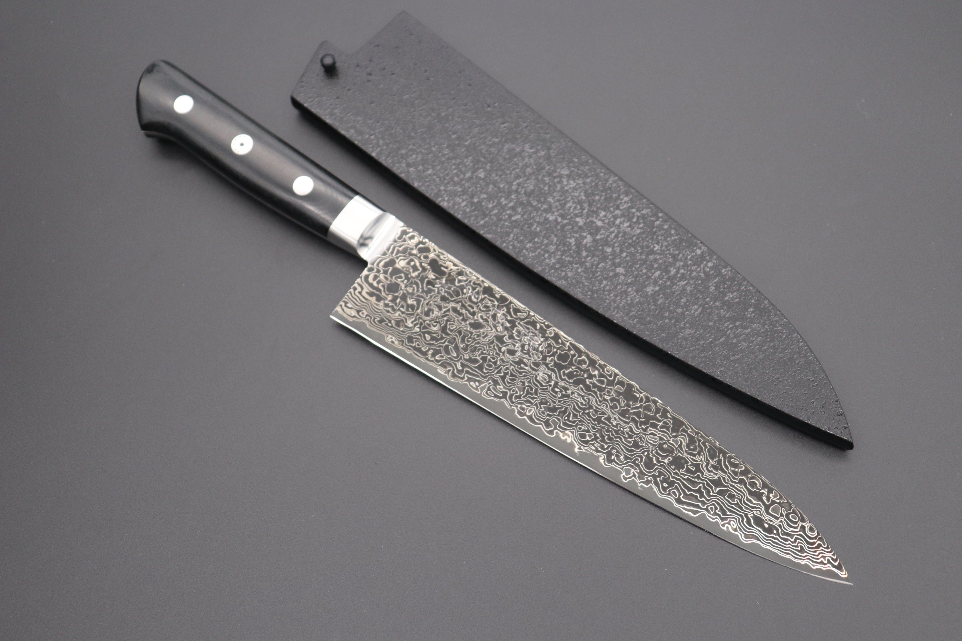 Hand Forged 8 Inch Chef Knife 3 Layers AUS-10 Japanese Steel Sushi
