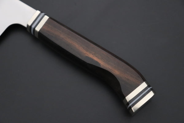Kagayaki Kiritsuke JCK Original Kagayaki 悠久VG-10 Wa Series Premium Edition YUK-13 Kiritsuke Gyuto 240mm (9.4 inch, Handcrafted Ebonywood Handle)