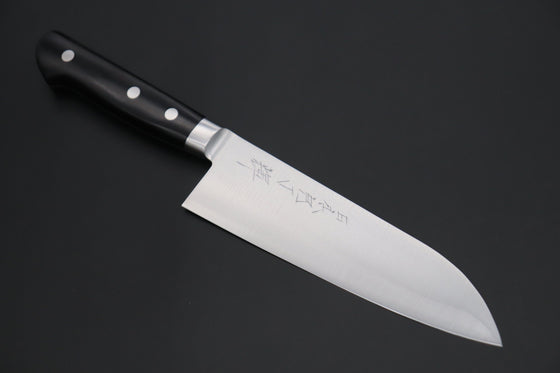 Kagayaki Santoku JCK Original Kagayaki Blue Steel No.2 Clad Series KB-2 Santoku 170mm (7 inch)