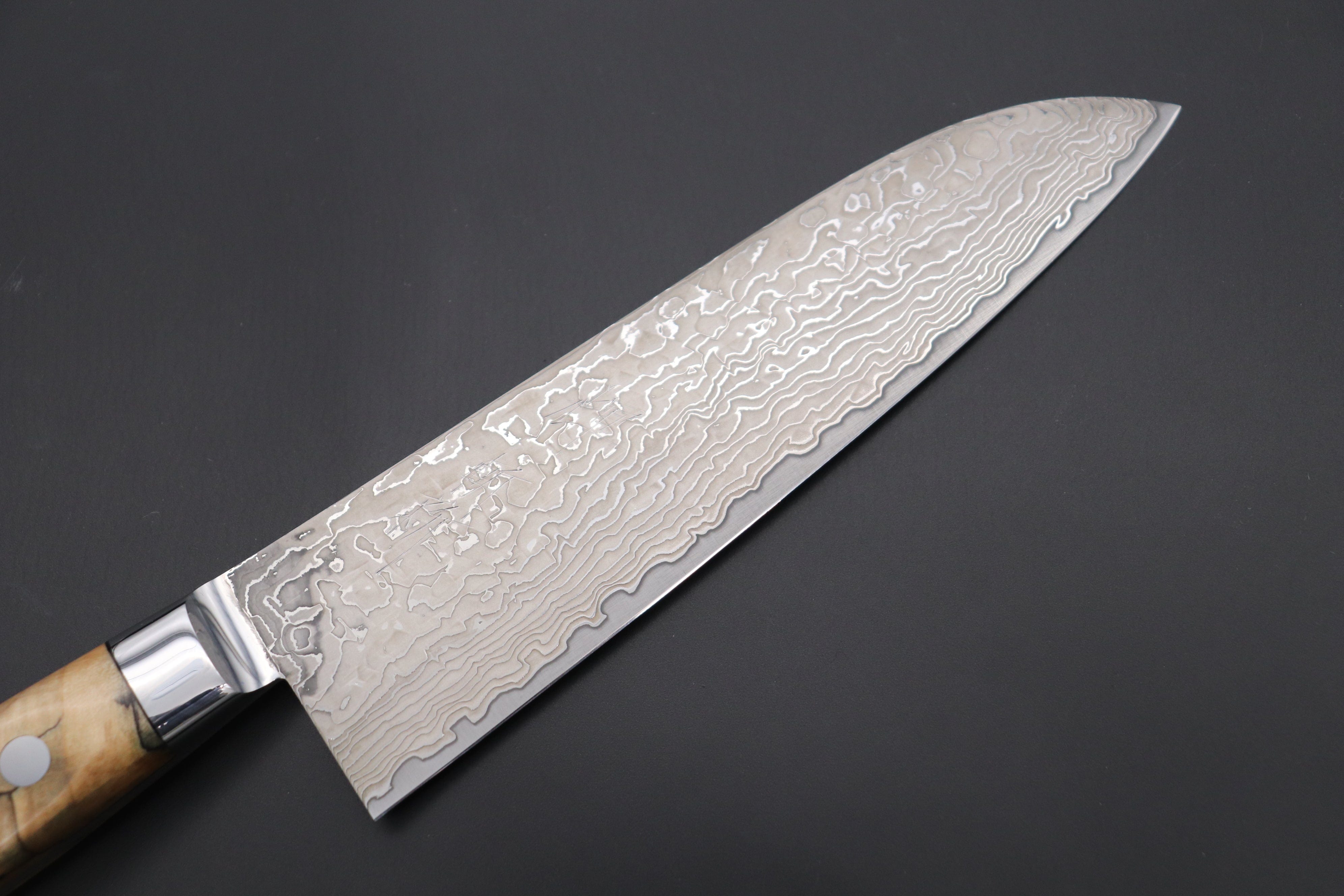 NEW Personalized Hand Forged Big SANTOKU Damascus Chef's Knife Set