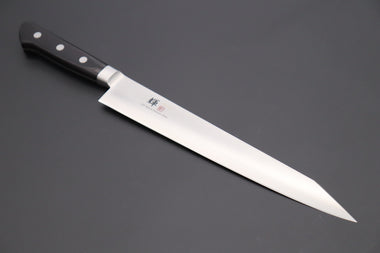 Kagayaki Sujihiki KG-10KES Kiritsuke-Sujihiki 270mm (10.6inch) / ES (Extra Sharpness) / Right Handed JCK Original Kagayaki Basic Series KG-10KES Kiritsuke Sujihiki 270mm (10.6 Inch, Special Order Made, Kiritsuke Blade Version)