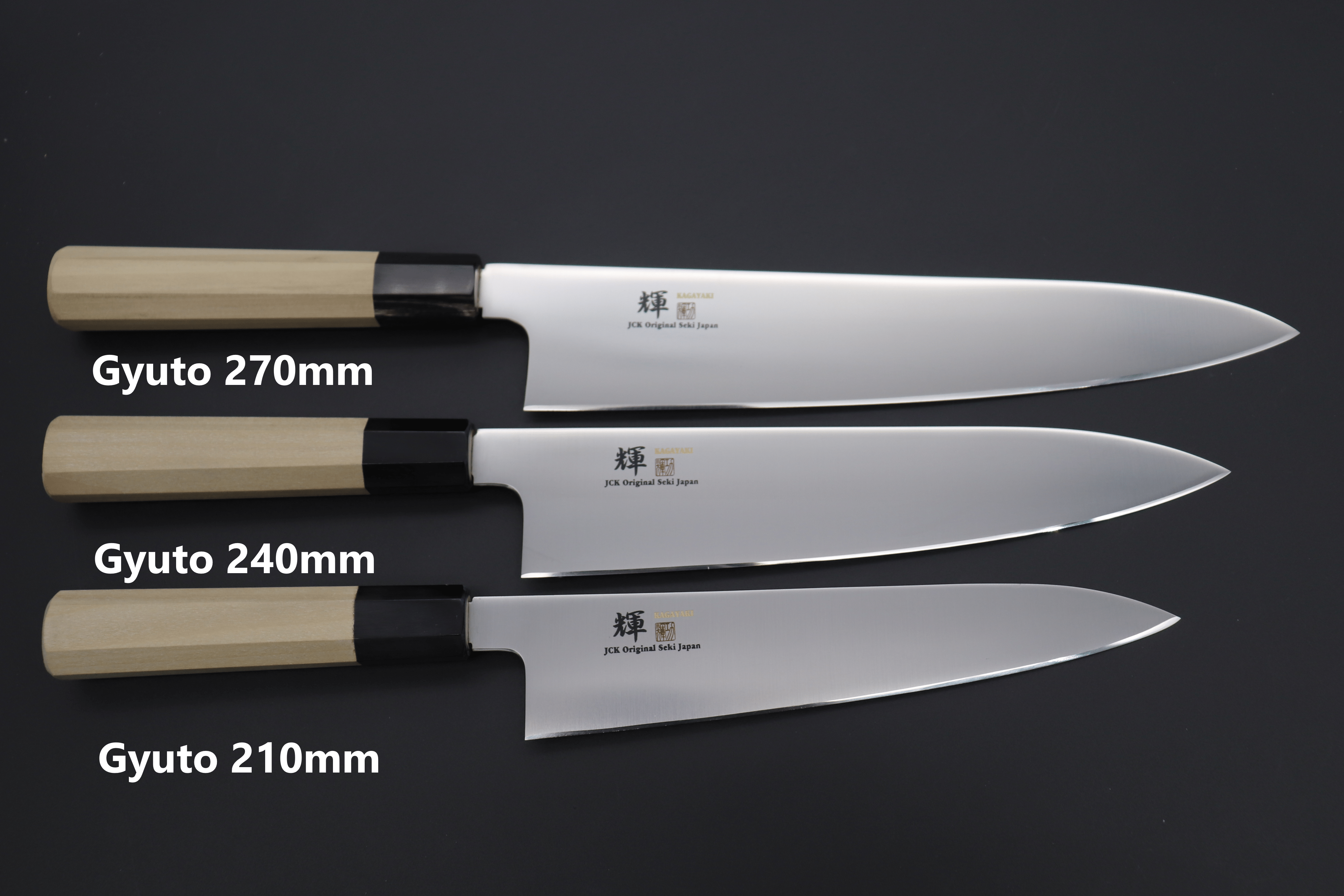 JCK Original KAGAYAKI Basic WA Series VG-10 Wa Gyuto Knives JCK Original KAGAYAKI Basic WA Series VG-10 Wa Gyuto Knives