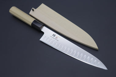 Kagayaki Wa Gyuto JCK Original Kagayaki Basic WA Series VG-10 Wa Gyuto with Dimples (210mm and 270mm, 3 Sizes)