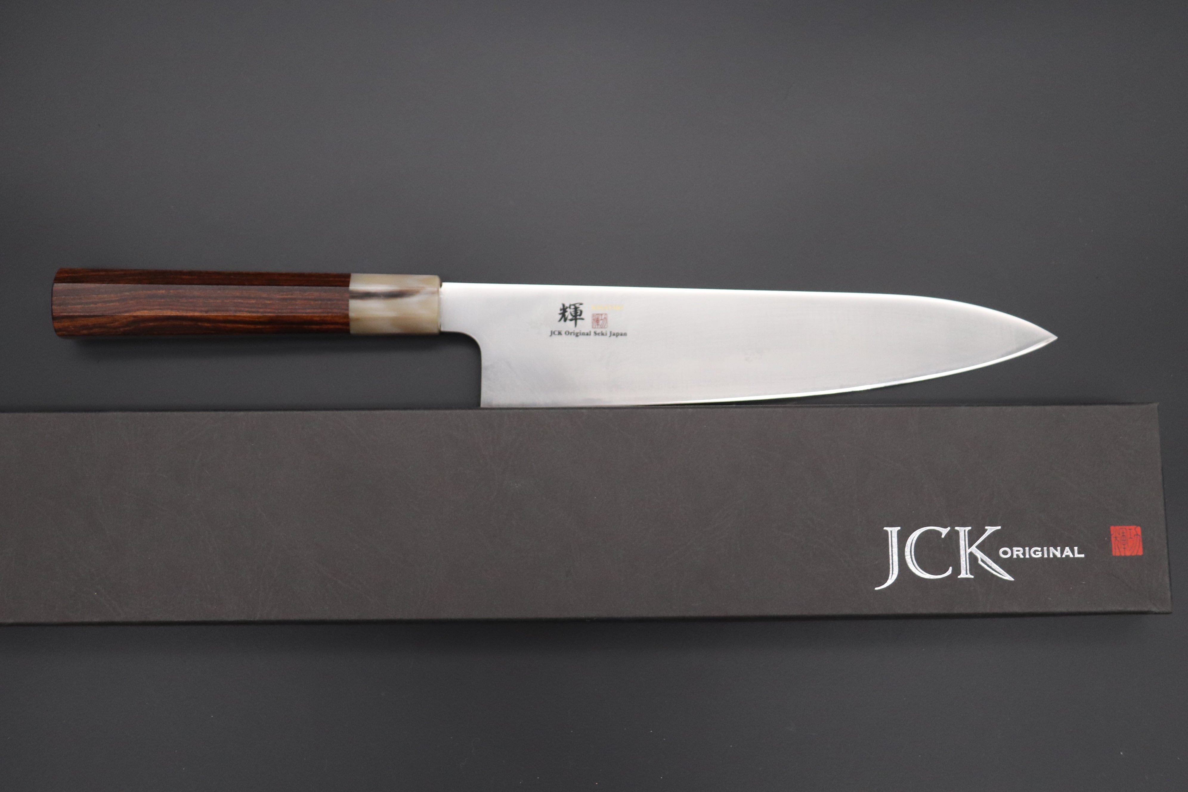 JCK Original Kagayaki 悠久VG-10 Wa Series YUK-10 Wa Gyuto 240mm