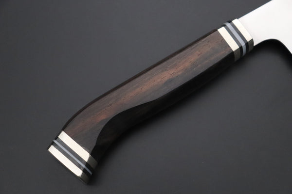 Kagayaki Wa Gyuto JCK Original Kagayaki 悠久VG-10 Wa Series Premium Edition YUK-12 Wa Gyuto 240mm (9.4 inch, Handcrafted Ebonywood Handle)