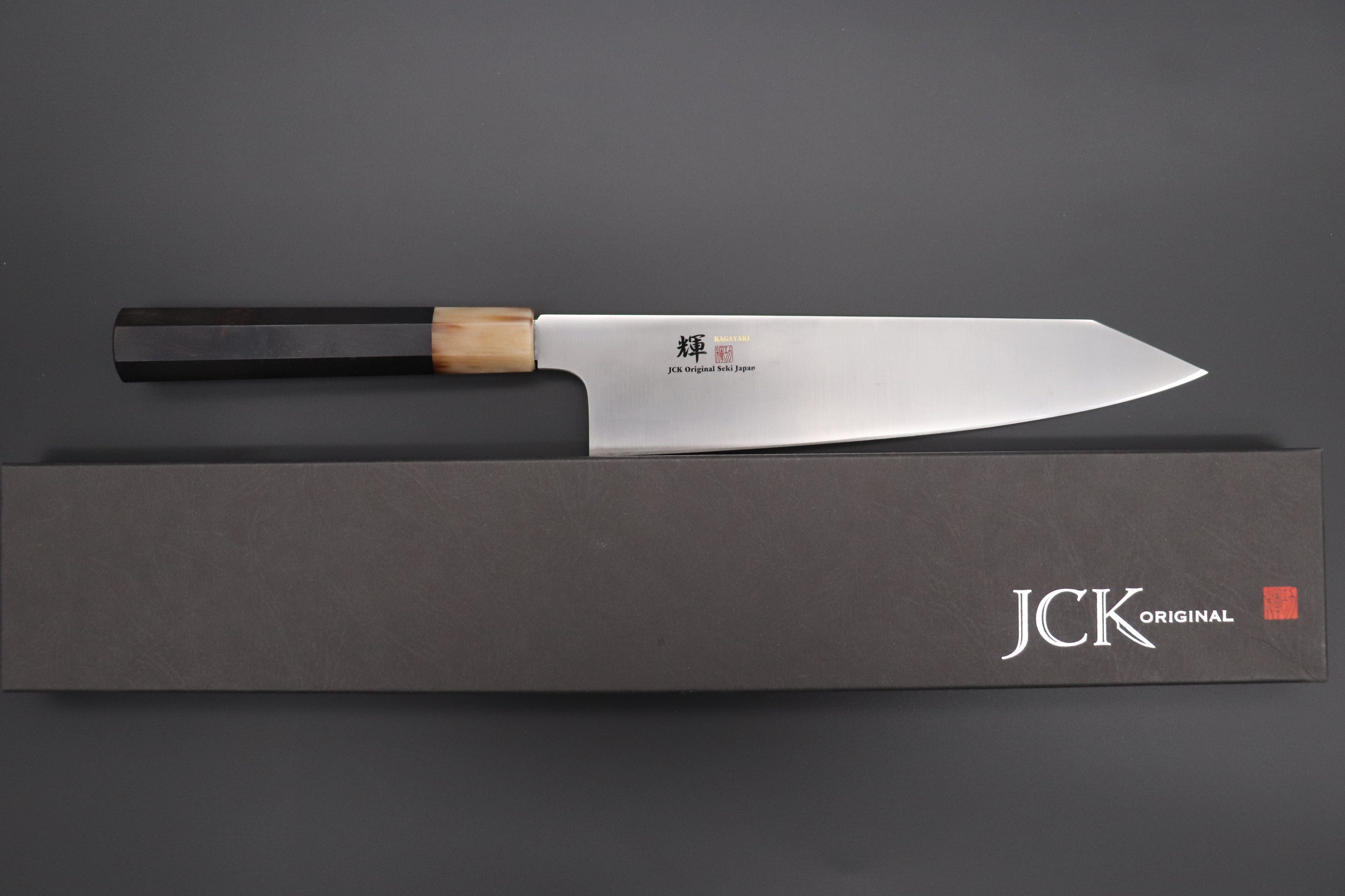 JCK Original Kagayaki 悠久VG-10 Wa Series YUK-9 Kiritsuke Gyuto 240mm
