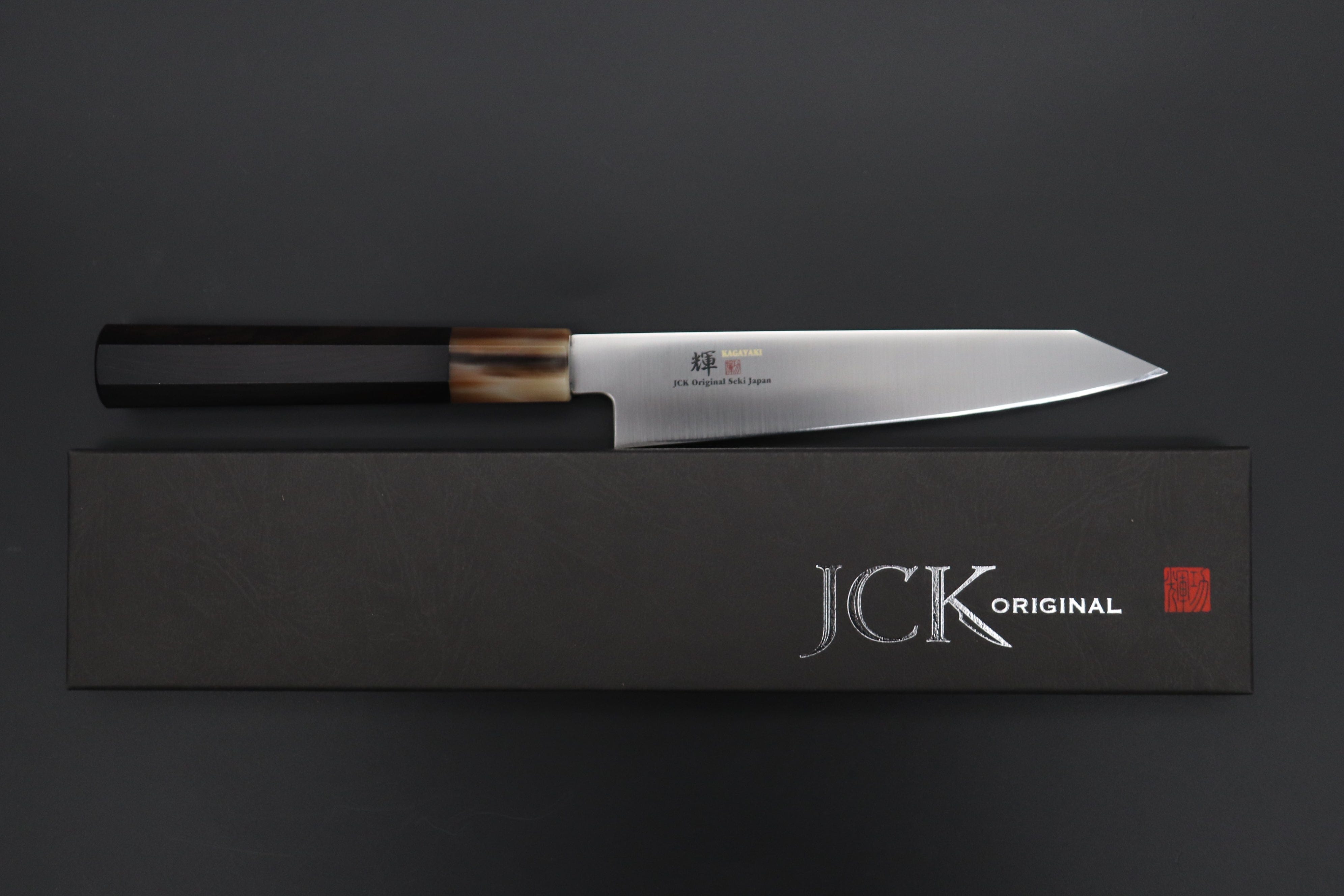 JCK Original Kagayaki 悠久VG-10 Wa Series YUK-1 Kiritsuke Petty 150mm