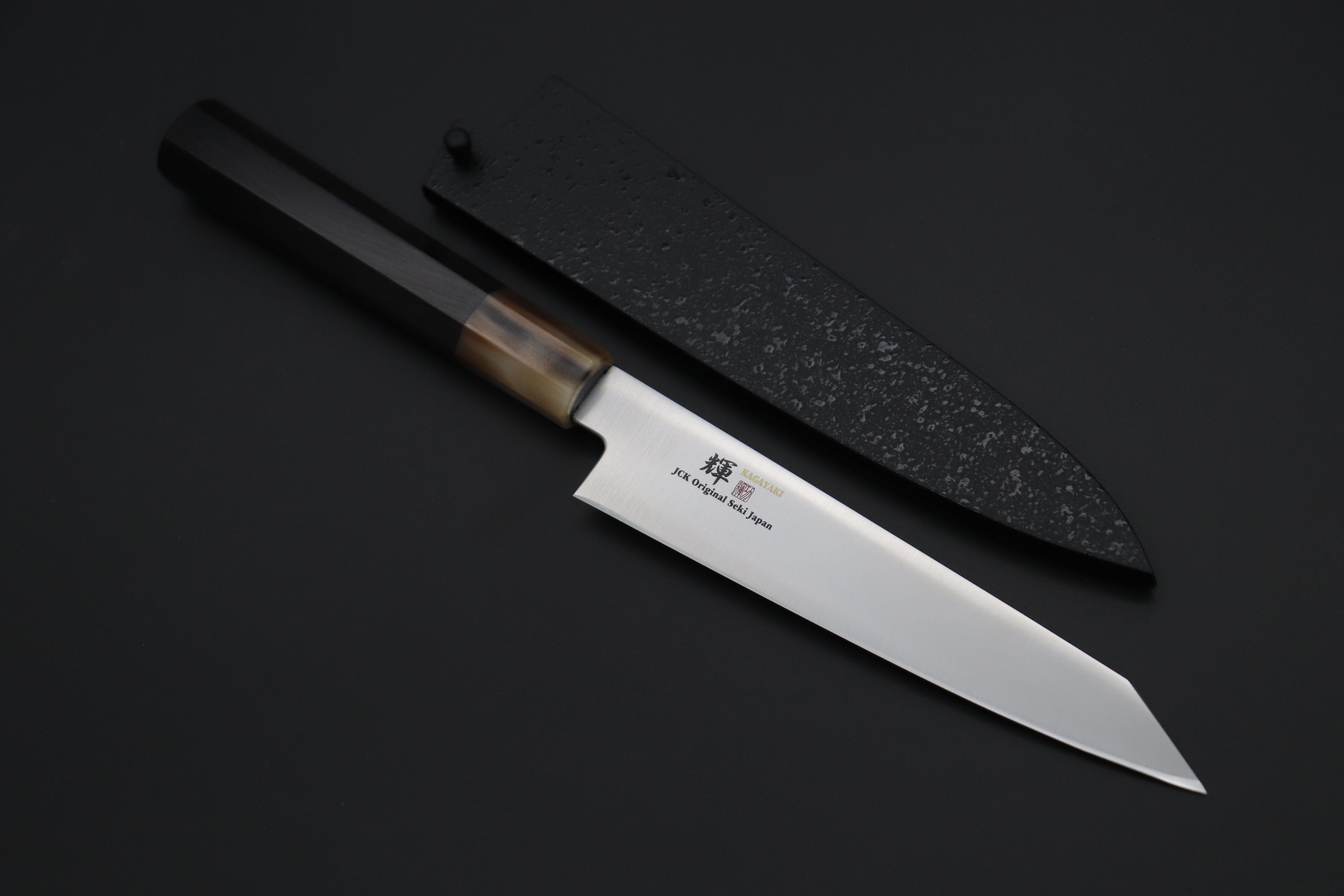 JCK Original Kagayaki 悠久VG-10 Wa Series YUK-1 Kiritsuke Petty 150mm