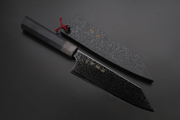 Kanetsugu bunka KZD-2極 Kiritsuke(Bunka) 180mm (7 Inch) Kanetsugu Zuiun KIWAMI 極 Series R-2 Damascus "DLC Coating" KZD-2極 Kiritsuke (Bunka) 180mm (7 Inch)