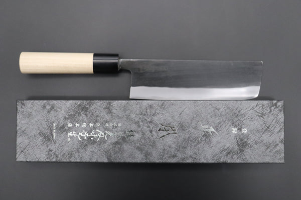 Masamoto Nakiri Masamoto KA Series Hon Kasumi Blue Steel No.2 Kurouchi KA-3616W Nakiri 165mm (6.4 inch)