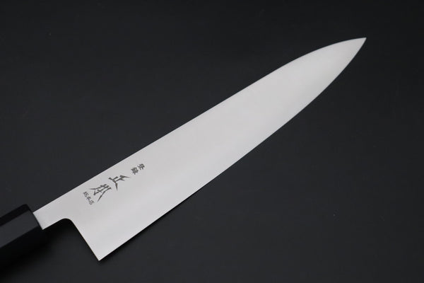 Masamoto Wa Gyuto KS-3124BLUE Wa Gyuto 240mm (9.4 inch) / Black Masamoto Original Limited Edition KS Series White Steel No.2 KS-3124BLUE Wa Gyuto 240mm “Indigo Blue Handle (藍染)”