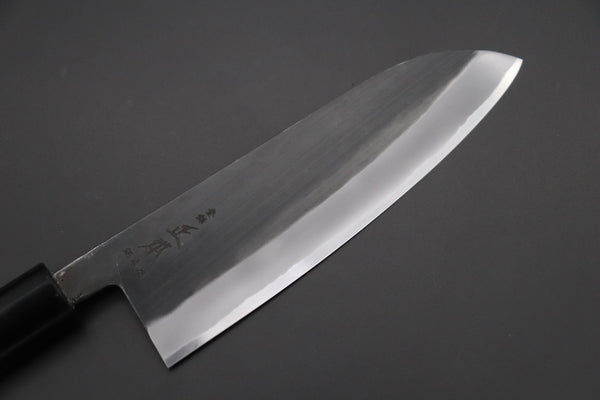 Masamoto Wa Santoku Masamoto KA Series Hon Kasumi Blue Steel No.2 KA-4817 Wa Santoku 170mm Double Bevel Edge