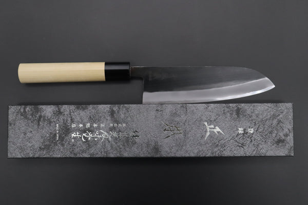 Masamoto Wa Santoku Masamoto KA Series Hon Kasumi Blue Steel No.2 KA-4817 Wa Santoku 170mm Double Bevel Edge