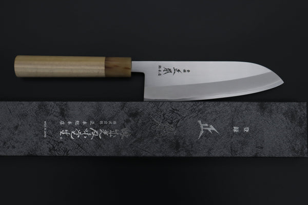 Masamoto Wa Santoku Masamoto PS Series Powdered Stainless Steel PS-4816 Wa Santoku 165mm (6.4inch)