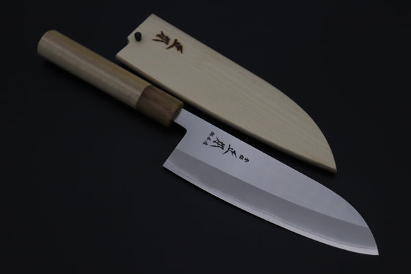 Masamoto Wa Santoku Masamoto PS Series Powdered Stainless Steel PS-4816 Wa Santoku 165mm (6.4inch)