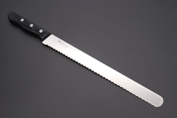 Misono Bread Knife No.696 Bread Knife 300mm(11.8inch) / Right Handed Misono Molybdenum Steel Series Bread Knife (300mm and 360mm, 2 sizes)