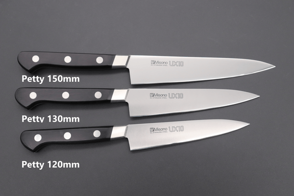 Misono Petty No.732 Petty130mm(5.1inch) / Right Handed Misono UX10 Series Petty (120mm to 150mm, 3 sizes)