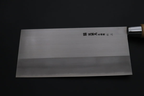 Mizuno Tanrenjo Chinese Cleaver Mizuno Tanrenjo — Special Orders & Limited Editions Akitada Gingami No.3 San-Mai MT-21 Chinese Cleaver