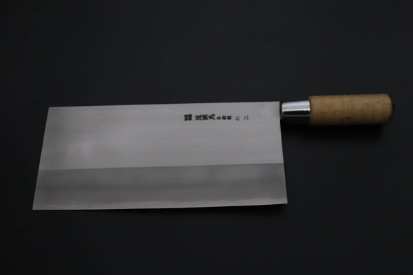 Mizuno Tanrenjo Chinese Cleaver Mizuno Tanrenjo — Special Orders & Limited Editions Akitada Gingami No.3 San-Mai MT-21 Chinese Cleaver