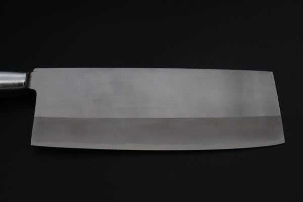 Mizuno Tanrenjo Chinese Cleaver Mizuno Tanrenjo — Special Orders & Limited Editions Akitada Hontanren Series "Blue Steel No.2 San-Mai" MT-20 Chinese Cleaver (Thick and Heavy for hard use)