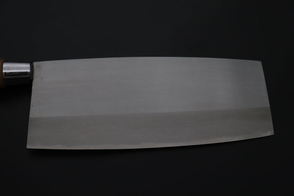 Mizuno Tanrenjo Chinese Cleaver Mizuno Tanrenjo — Special Orders & Limited Editions Akitada Hontanren Series "Blue Steel No.2 San-Mai" MT- Chinese Cleaver No.1