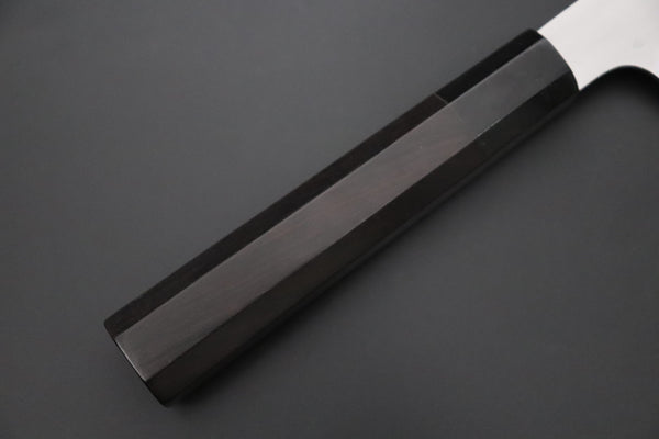 Mizuno Tanrenjo Wa Gyuto Mizuno Tanrenjo — Special Orders & Limited Editions Akitada Honyaki DX Blue Steel No.2 Series - Wa Gyuto 270mm (10.6 Inch, MT-4)