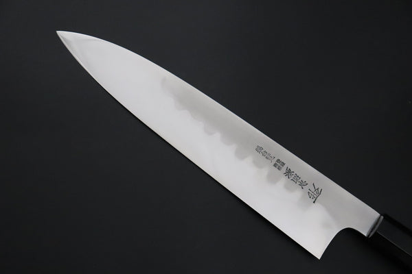 Mizuno Tanrenjo Wa Gyuto Mizuno Tanrenjo — Special Orders & Limited Editions Akitada Honyaki DX Blue Steel No.2 Series - Wa Gyuto 270mm (10.6 Inch, MT-4)