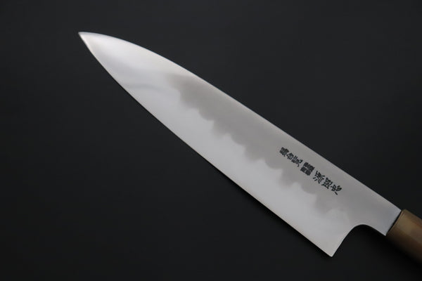 Mizuno Tanrenjo Wa Gyuto Mizuno Tanrenjo — Special Orders & Limited Editions Akitada Honyaki White Steel Series - Wa Gyuto 240mm (9.4 Inch, MT-5)