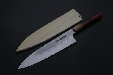 Mizuno Tanrenjo Wa Gyuto Mizuno Tanrenjo — Special Orders & Limited Editions Akitada Honyaki White Steel Series - Wa Gyuto 240mm (9.4 Inch, MT-5)