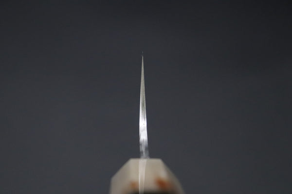 Mizuno Tanrenjo Wa Gyuto Wa Gyuto Mizuno Tanrenjo — Special Orders & Limited Editions “尖った Togatta” " Akitada Honyaki White Steel Series - Wa Gyuto (MT-17)