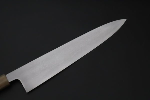 Mizuno Tanrenjo Wa Gyuto Mizuno Tanrenjo — Special Orders & Limited Editions “尖った Togatta” " Ao Hagane DX Blue Steel No.1 Suminagashi Wa Gyuto ( MT-12)