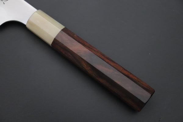 Mizuno Tanrenjo Wa Petty Mizuno Tanrenjo — Special Orders & Limited Editions Akitada Honyaki White Steel Series - Wa Petty 150mm (5.9 Inch, MT-7)