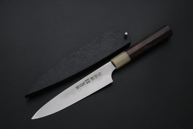 Mizuno Tanrenjo Wa Petty Mizuno Tanrenjo — Special Orders & Limited Editions Akitada Honyaki White Steel Series - Wa Petty 150mm (5.9 Inch, MT-7)