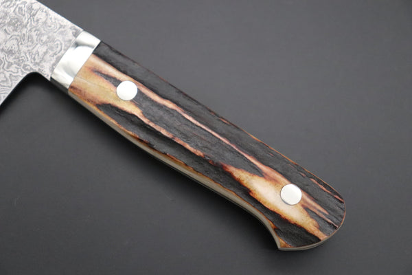 Mr. Itou Gyuto Mr. Itou & Mr. Nagata "Treasure & Pleasure" Limited Edition R-2 Custom Damascus Gyuto 160mm (6.2 inch, "Stag Handle", IT-8)