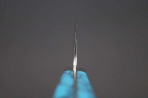 Mr. Itou Gyuto Mr. Itou & Mr. Nagata "Treasure & Pleasure" Limited Edition R-2 Custom Damascus Gyuto 160mm (6.2 inch, "Turquoise Gem-Composite Stone Handle", IT-9)