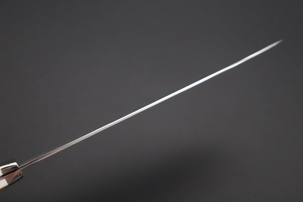 Mr. Itou Gyuto Mr. Itou & Mr. Nagata "Treasure & Pleasure" Limited Edition R-2 Custom Damascus Gyuto 160mm (6.2 inch, "White Abalone Handle", IT-12)